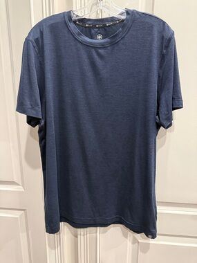 GAIAM Men's Dark Navy Short Sleeve Crew Tee